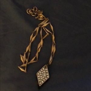 Lulu frost for jcrew tortoise rhinestone necklace